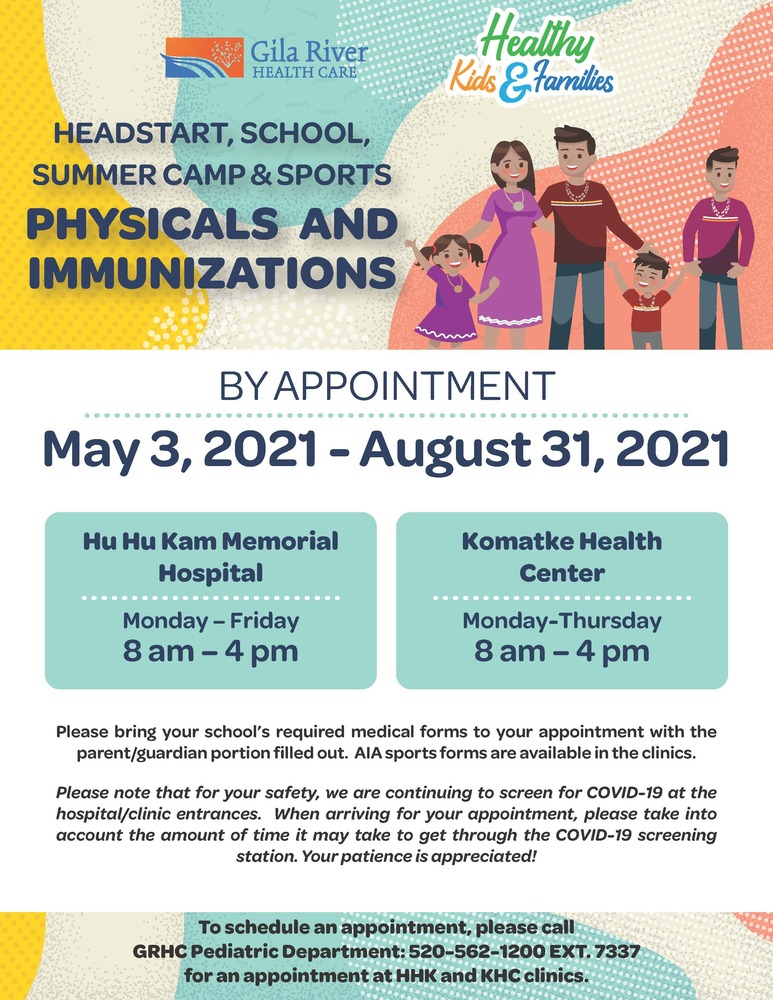 Physicals and Immunizations