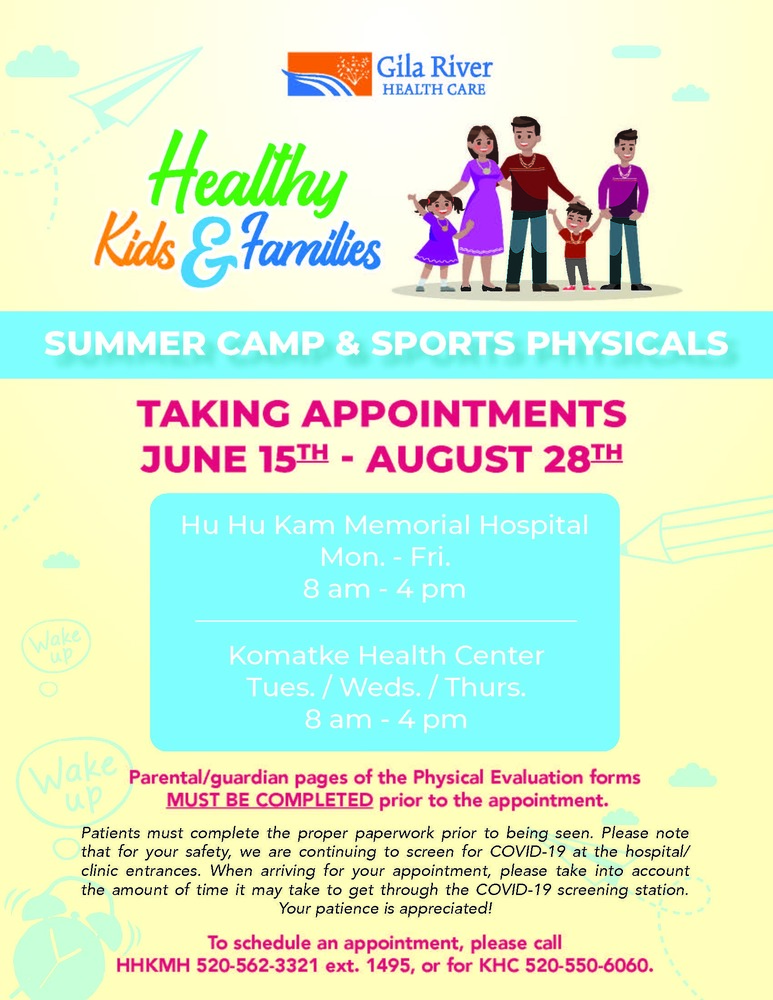 Summer Camp and Sports Physicals