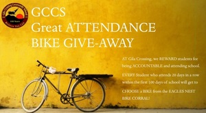 GCCS Great ATTENDANCE Bike Give Away