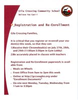 Registration and Re-Enrollment