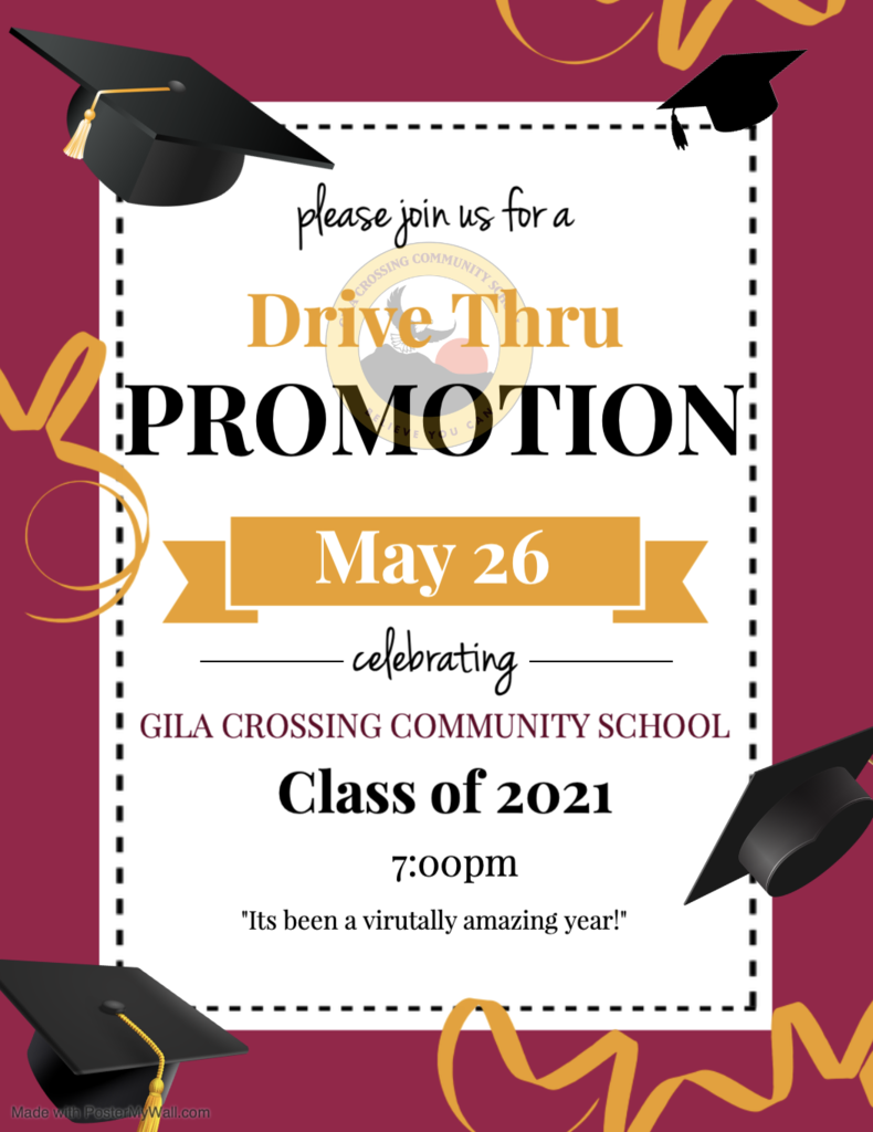 8th grade Promotion Flyer